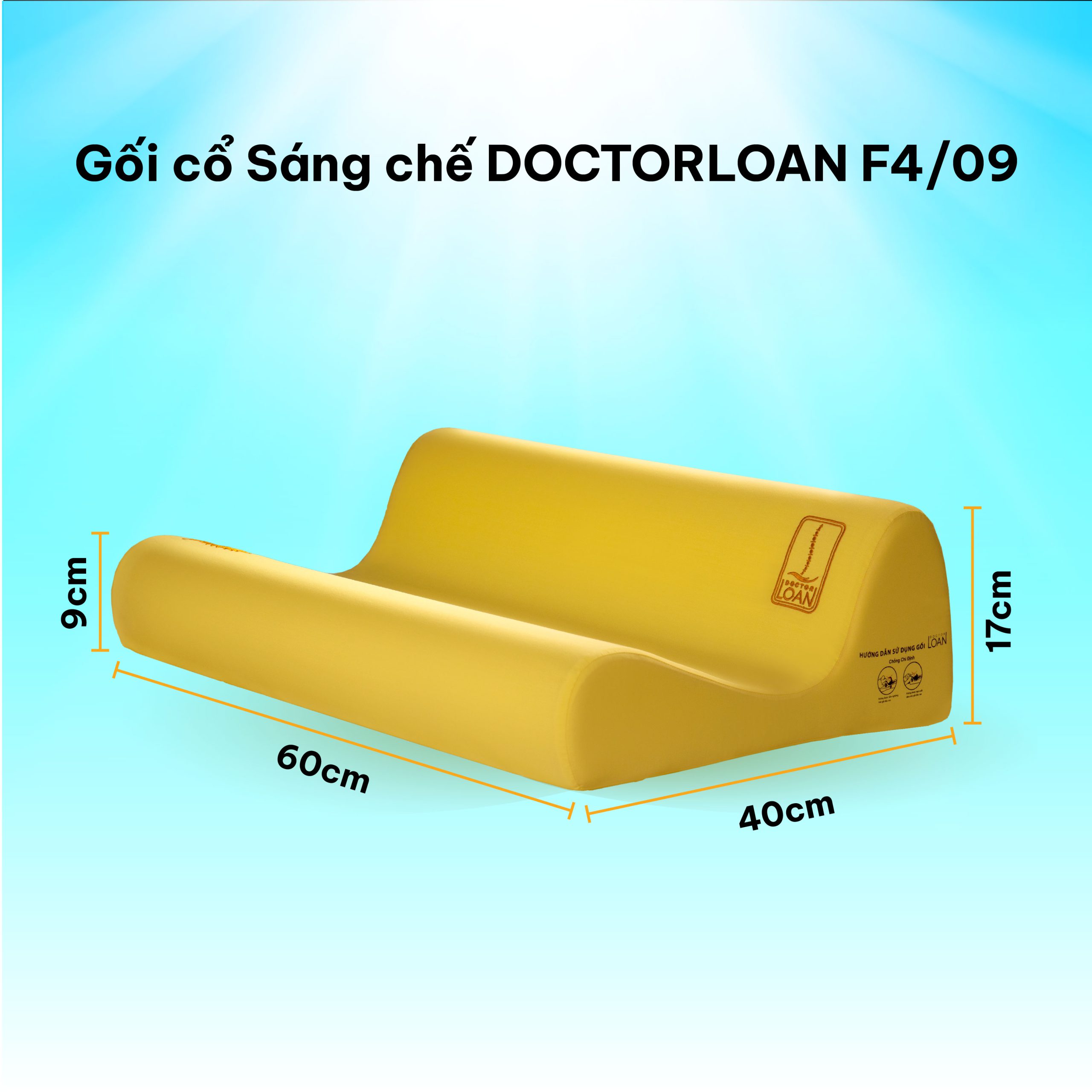 Gối cổ sáng chế DoctorLoan F4 - Ảnh 6